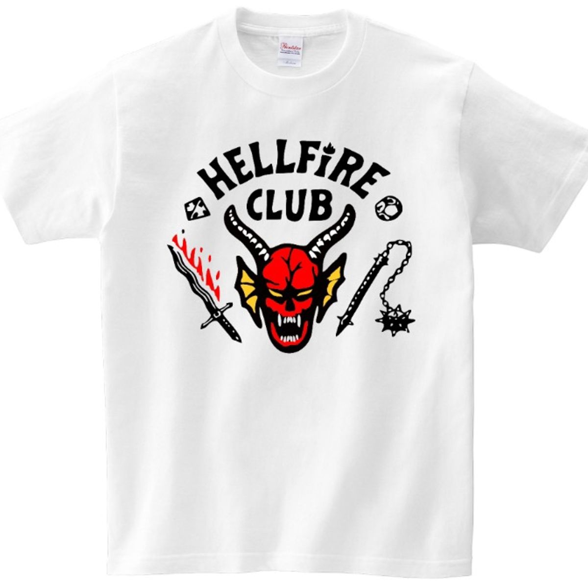 TELAESTAMPO - POLERA STRANGER THINGS / HELLFIRE CLUB / SEASON 4
