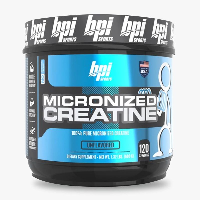 BPI SPORT - MICRONIZED CREATINE MONOHIDRATO BPI SPORTS - 120 SERVICIOS - 600GR