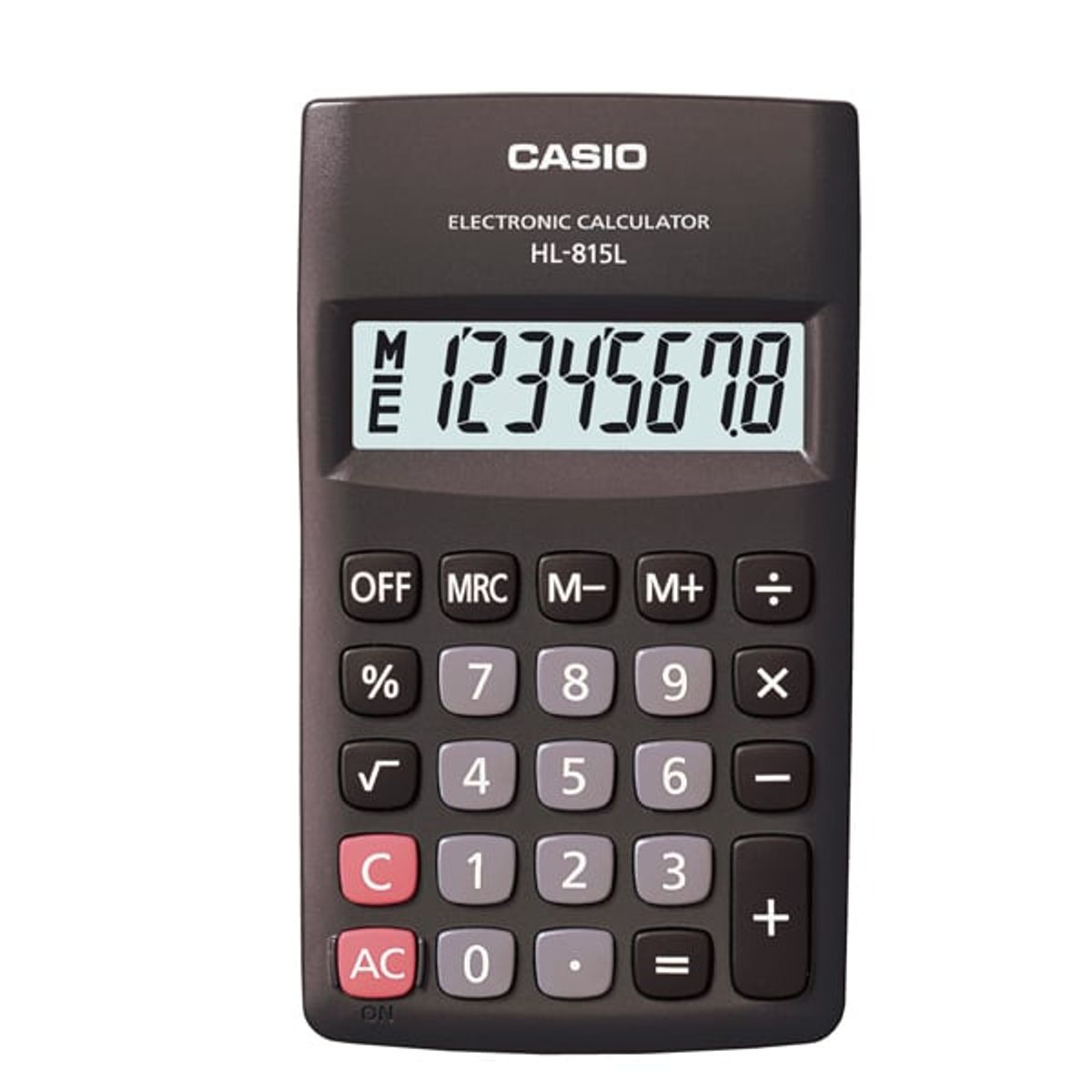 CASIO - Calculadora Casio HL-815L-BK 8 dígitos