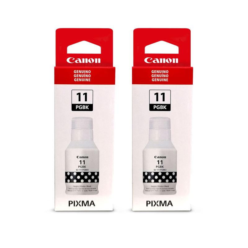 CANON - 2 Tintas Canon Genuinas GI-11 Negras G2160 G3160 Gi11 C/iva