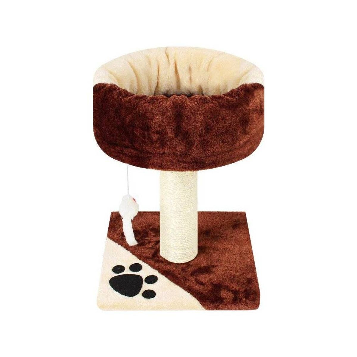 GENERICO - Torre Rascador Para Gatos con Camita 41cm