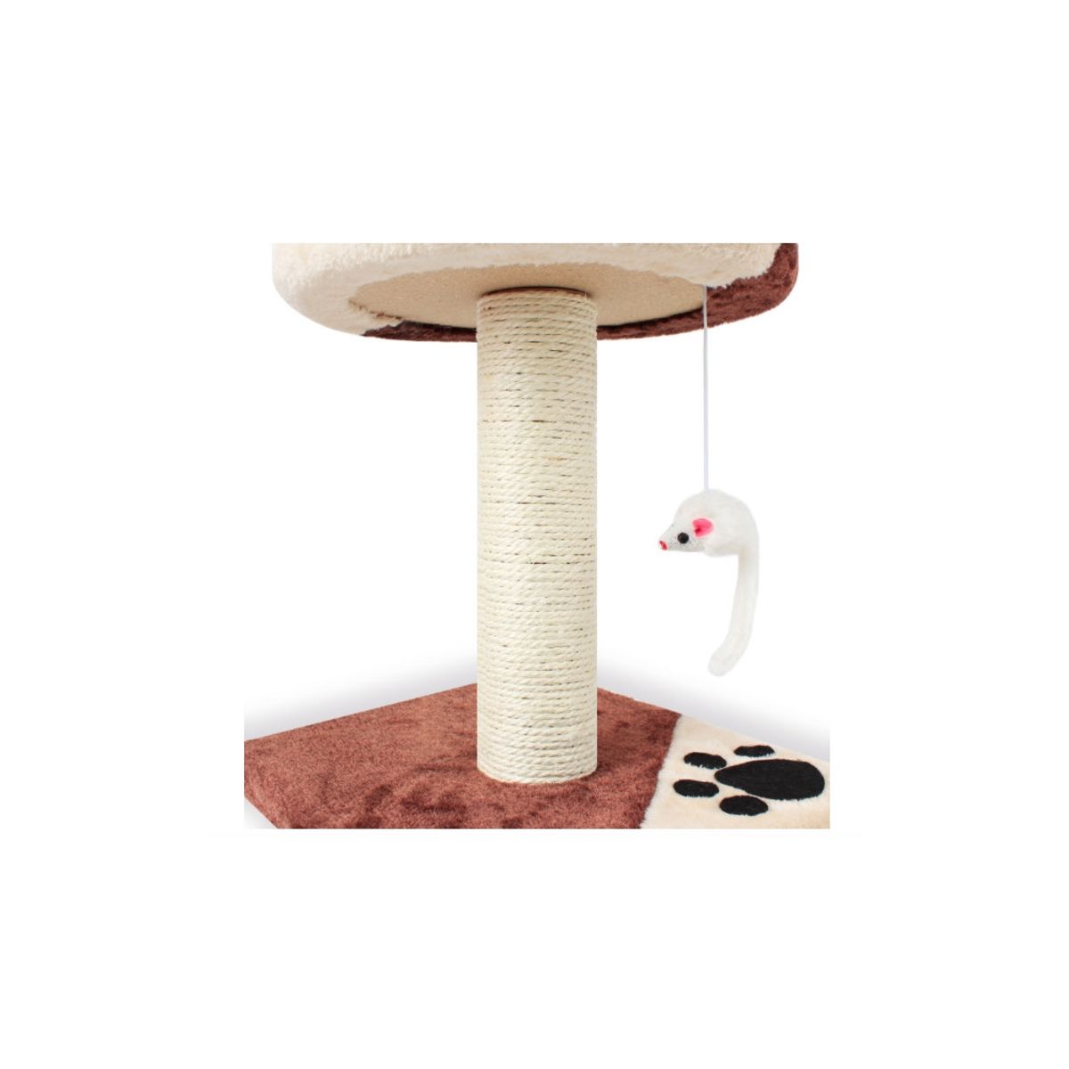 GENERICO - Torre Rascador Para Gatos con Camita 41cm