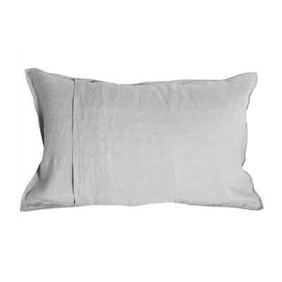 Imagen 2 del producto Set 2 Fundas de Almohada Lino - 50x70 cm - Gris Claro