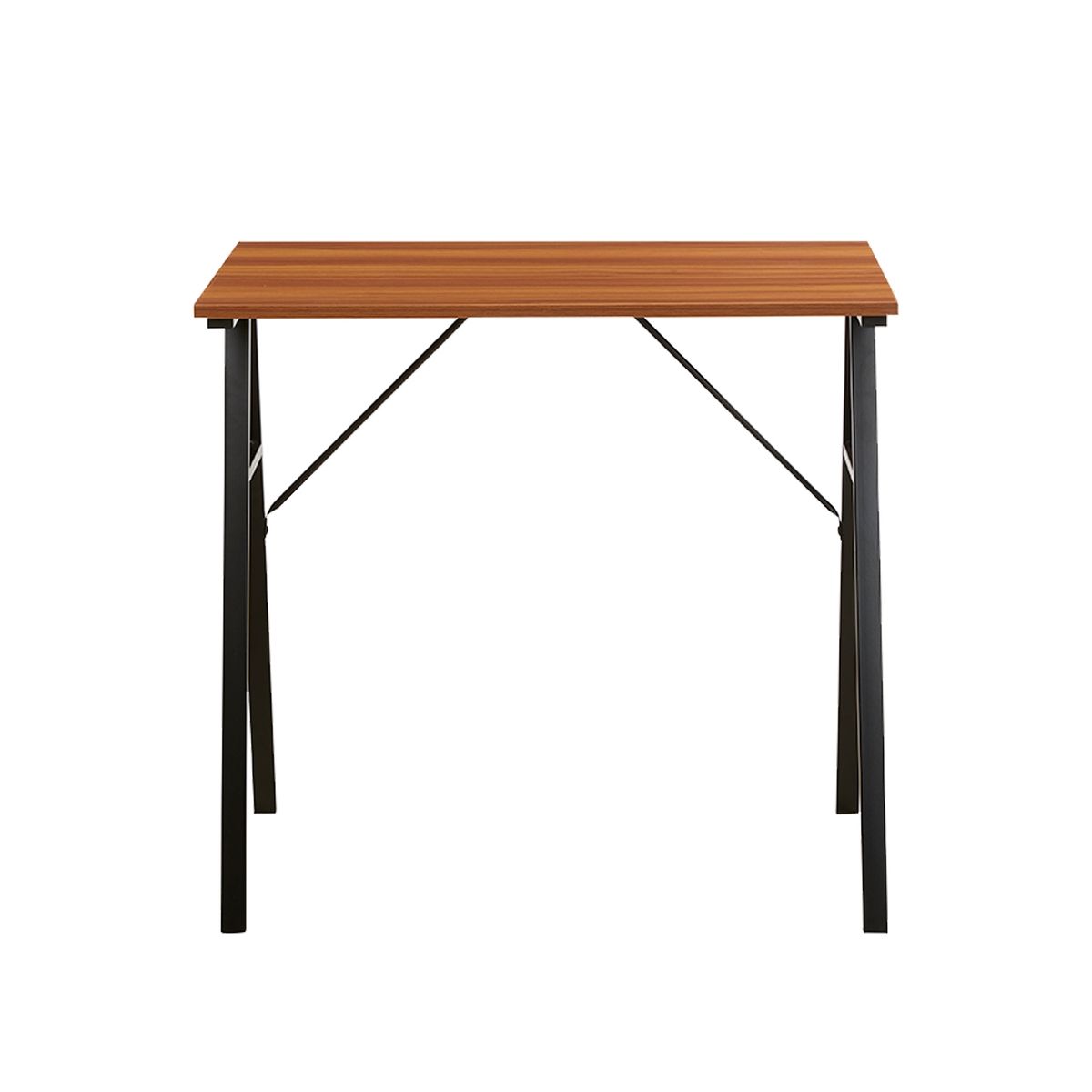 NOVAHUS - Escritorio con Base de Metal 74x48x80 cm Negro