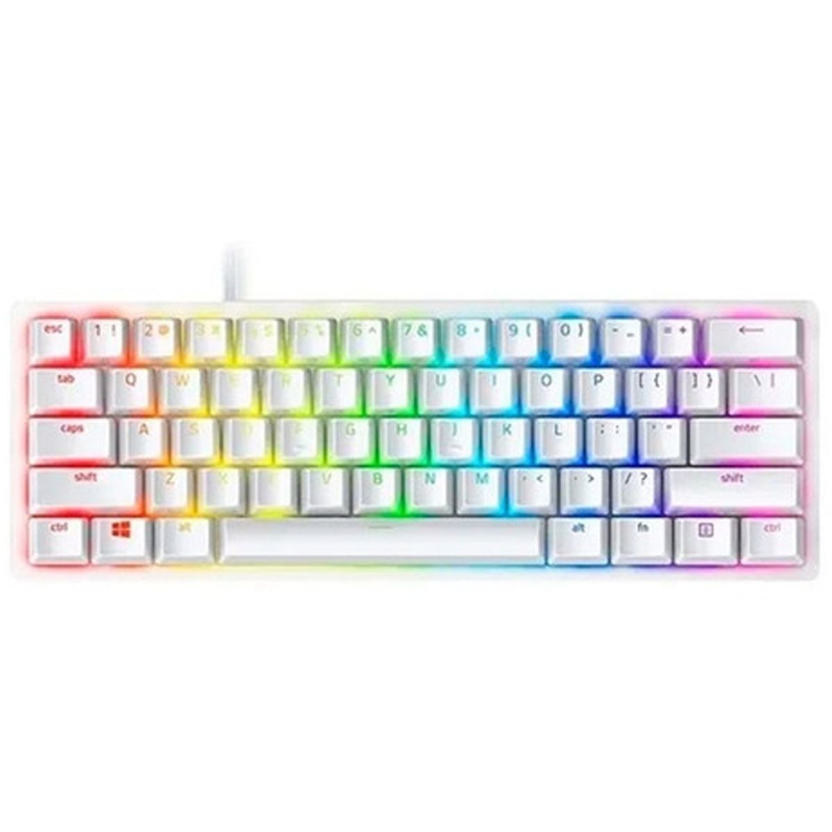 RAZER - Teclado Mecanico Razer Huntsman Mini White Ingles Sw Purple