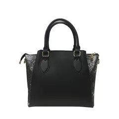 TODOPIEL - Cartera Ecocuero Mujer Negro