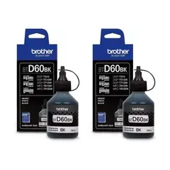 BROTHER - 2 Tintas Genuinas BTD60 BK T310 T510