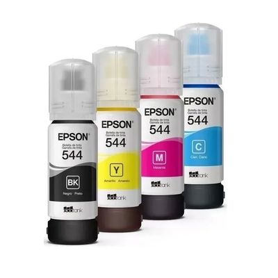 Epson 4 Tintas Genuinas T544 L1110 L3110 L3150 L5190 C/Iva