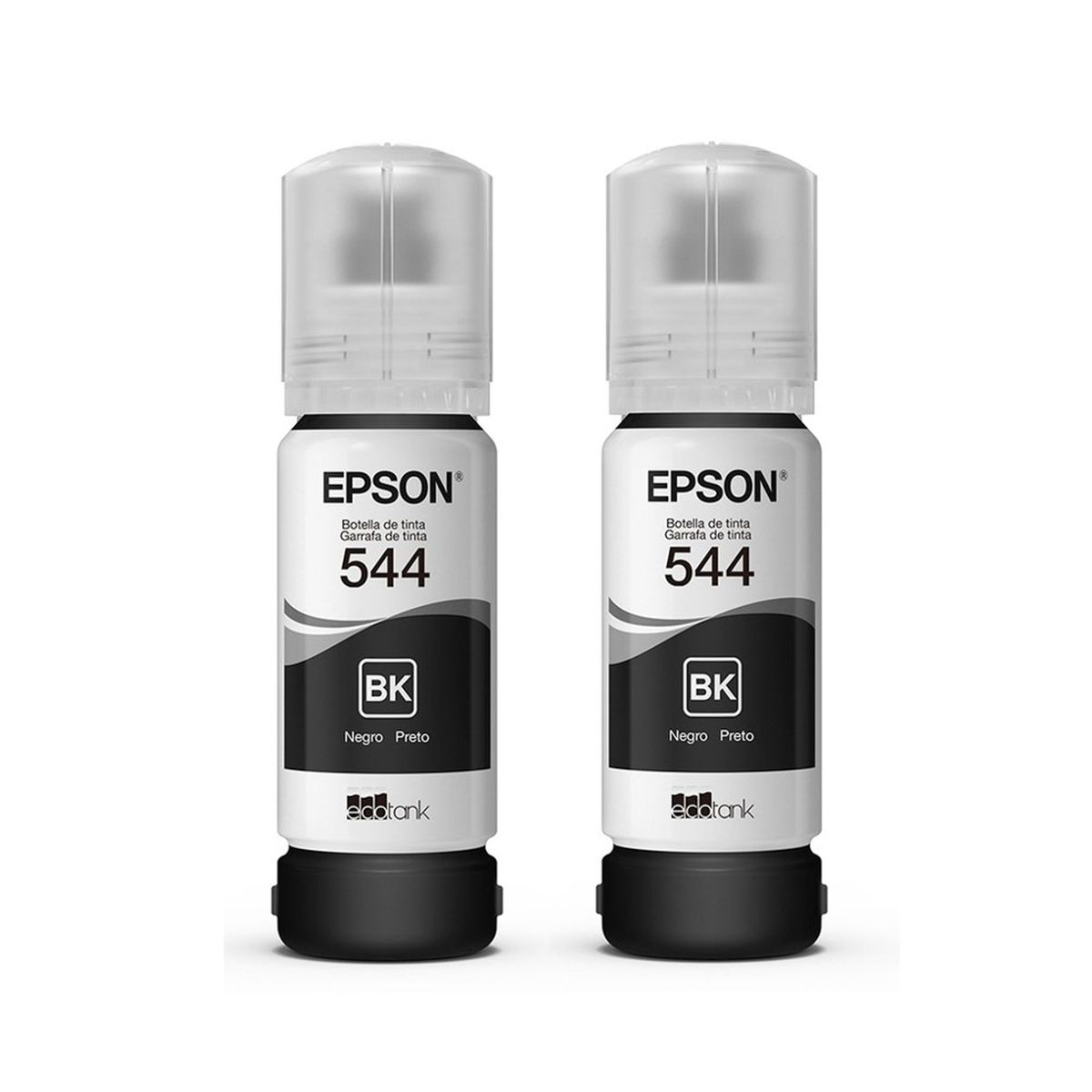 EPSON - 2 Tintas Epson Genuinas T544 Bk L1110 L3110 L3150 L5190 C/iva