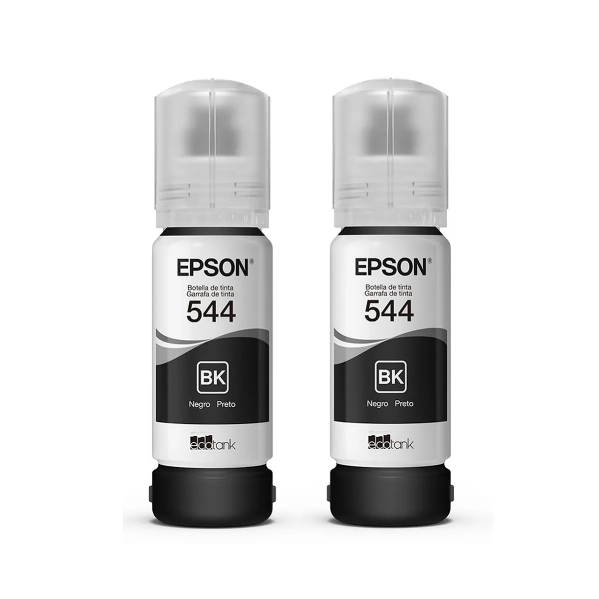 EPSON - 2 Tintas Epson Genuinas T544 Bk L1110 L3110 L3150 L5190 C/iva