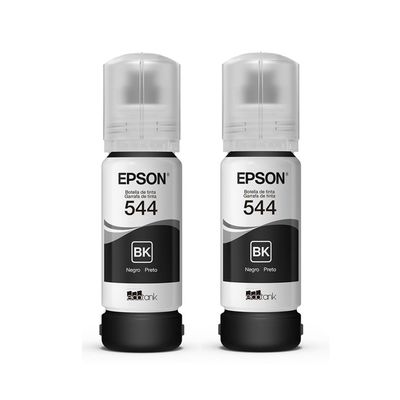 Epson 2 Tintas Genuinas T544 Bk L1110 L3110 L3150 L5190