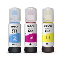 EPSON - 3 Tintas Genuinas T544 cymaye L1110 L3110 L3150 L5190 C/iva