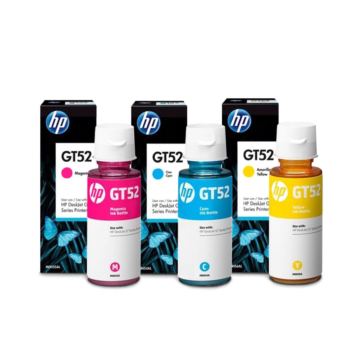 HP - 3 Tintas Genuinas Hp Gt52  cmy Ink Tank Series