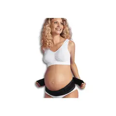 CARRIWELL - Cinturón Soporte Adjustable Velcro Embarazo Negro