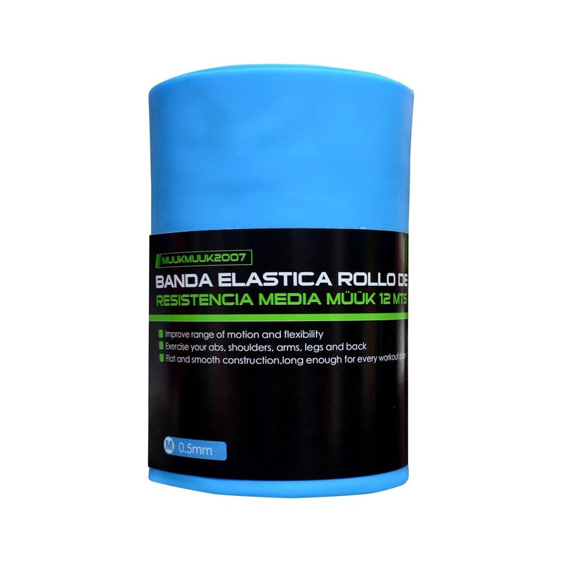 MUUK - Banda Elastica Muuk Rollo Resistencia Media MUUK