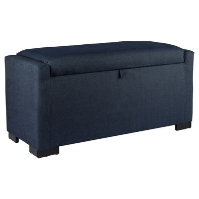 Imagen 2 del producto Banqueta con Baúl Leyzy Jeans 105x55x40 cm de Máxima Design