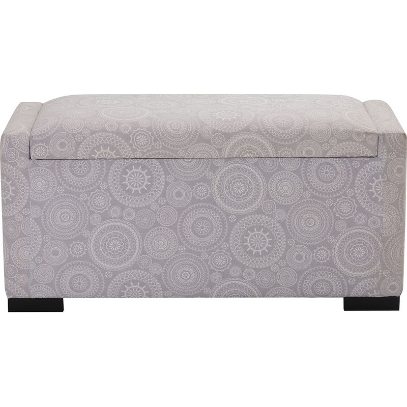 GENERICO - Banqueta con Baúl Leyzy Mándala Estampado 40X55X105 cm Máxima Design