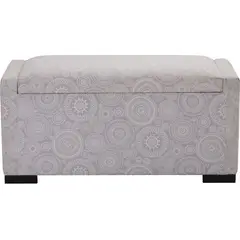 GENERICO - Banqueta con Baúl Leyzy Mándala Estampado 40X55X105 cm Máxima Design