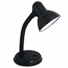 GENERICO - Lampara Escritorio Colores Cuello Flexible Negra Incluye Ampolleta
