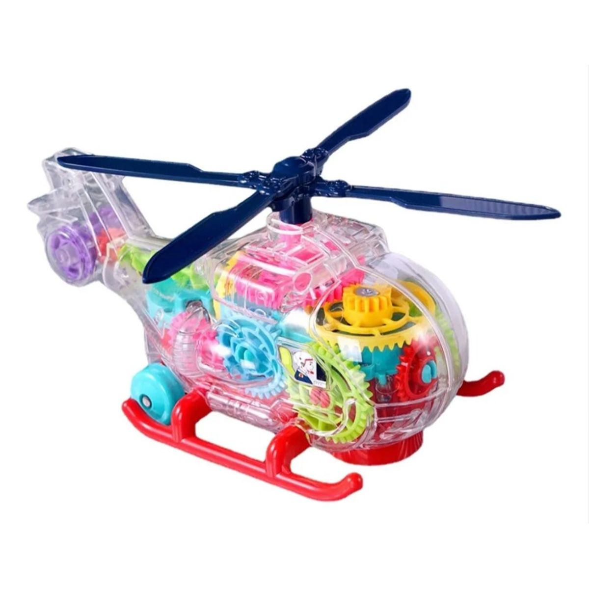 GENERICO - Juguete Con Sonido Helicoptero Electrico Con Engranajes