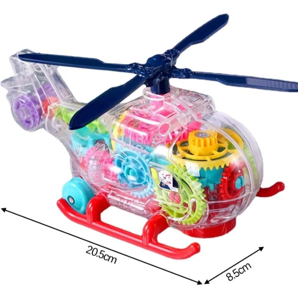 GENERICO - Juguete Con Sonido Helicoptero Electrico Con Engranajes