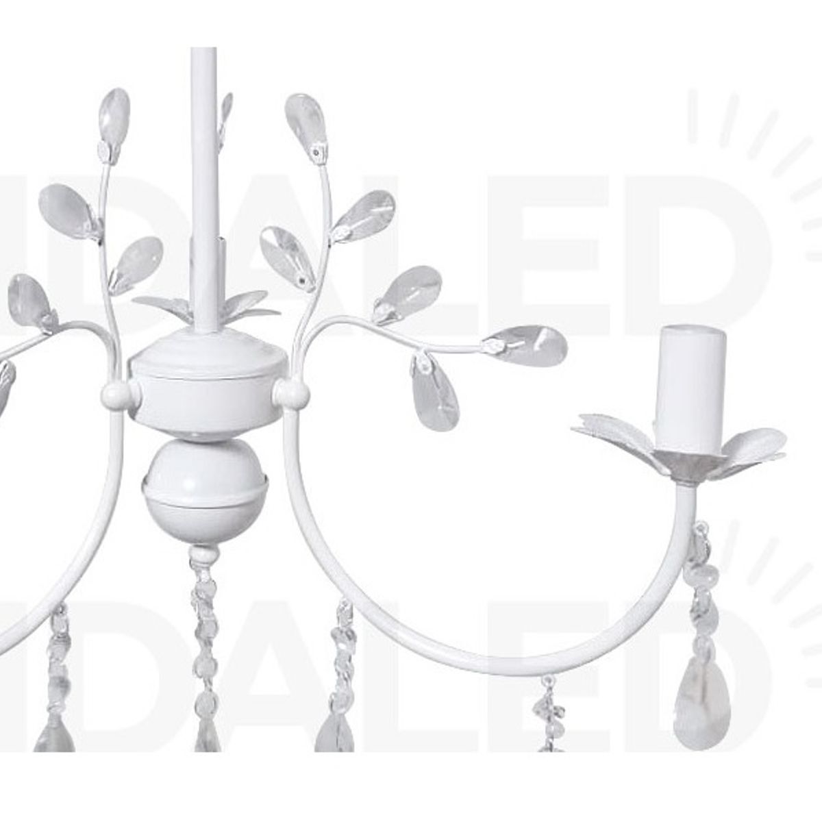 GENERICO - Lampara Colgante de Lagrimas 5 Soquetes E14