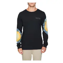 HURLEY - Polera Manga Larga Everyday Washed Yeti Black