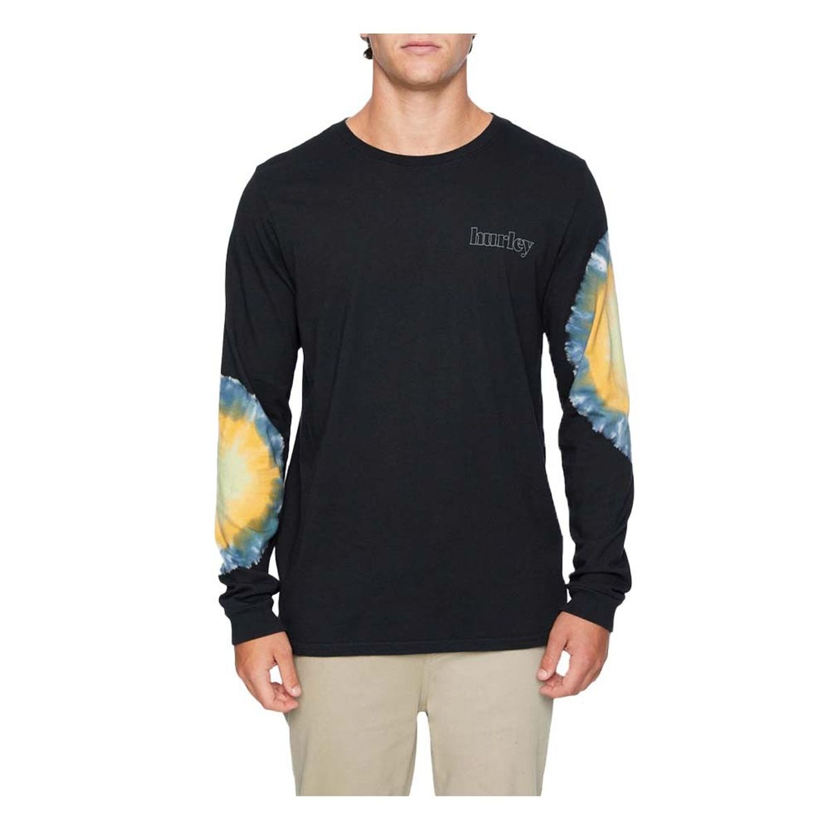 HURLEY - Polera Manga Larga Everyday Washed Yeti Black HURLEY