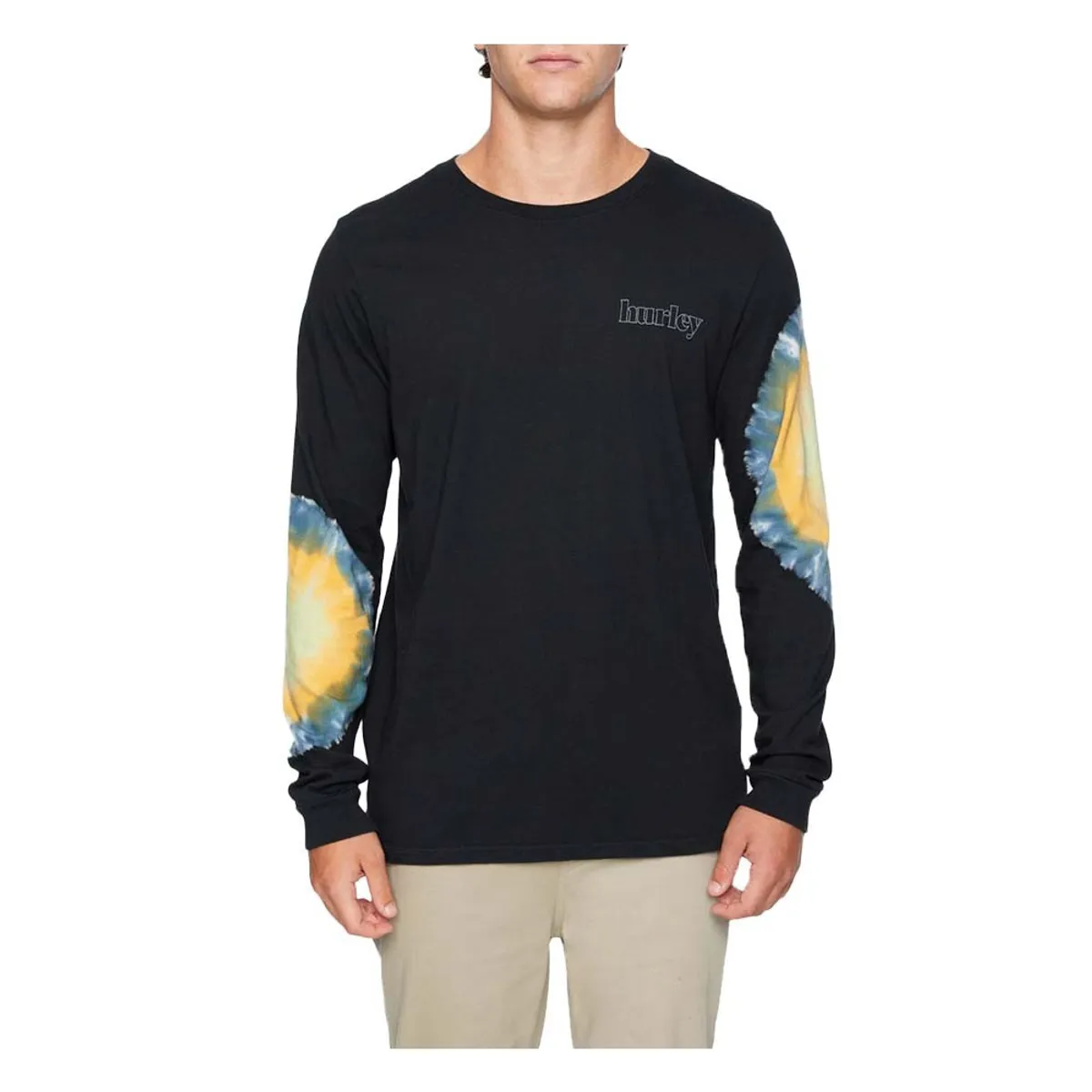HURLEY - Polera Manga Larga Everyday Washed Yeti Black HURLEY