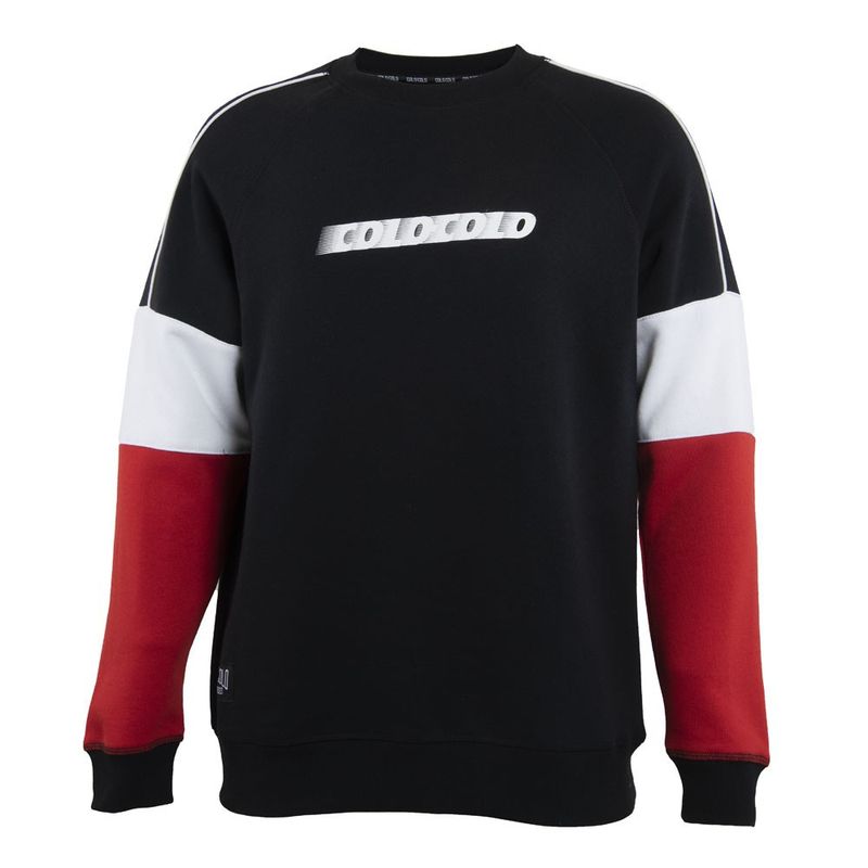 COLO COLO - Polerón Colo Colo Urbano Logo Front Black White Red COLO COLO
