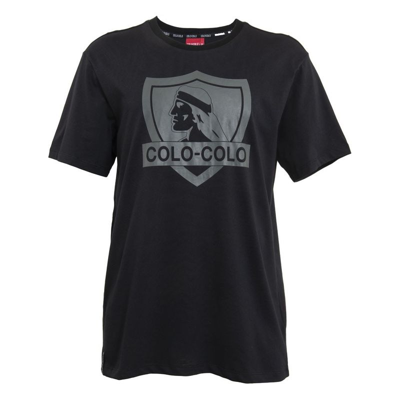 COLO COLO - Polera All Black Escudo COLO COLO