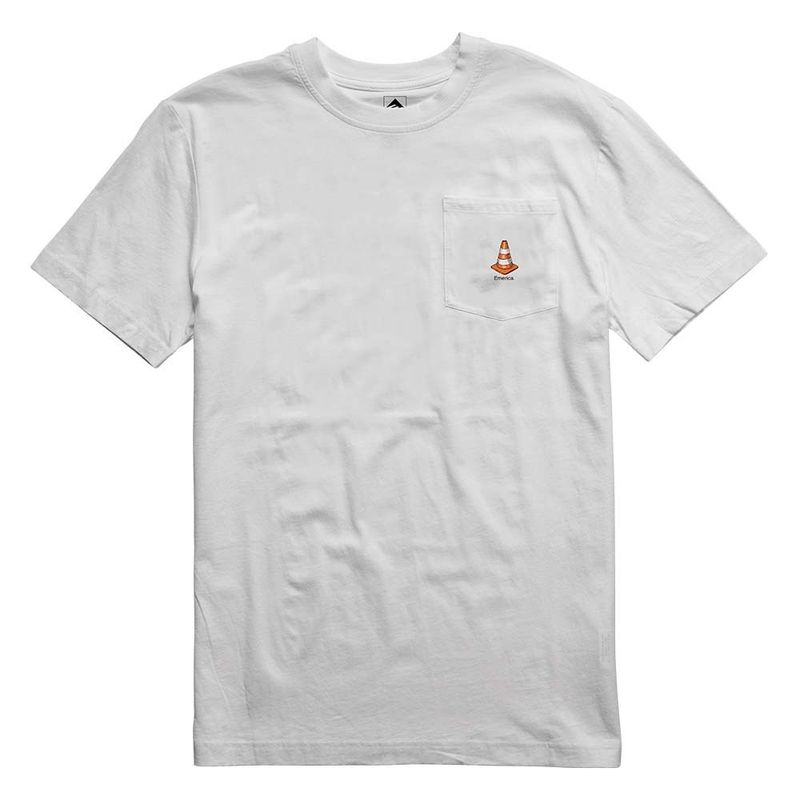 EMERICA - Polera Streets Pocket White Emerica EMERICA