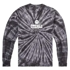 EMERICA - Polera Manga Larga Roll With Tiedye Black