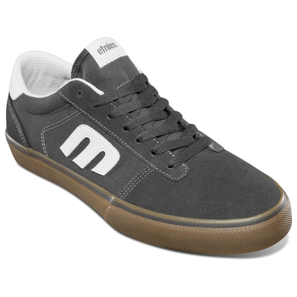 ETNIES - Zapatilla Men Calli Vulc Dark Grey White ETNIES