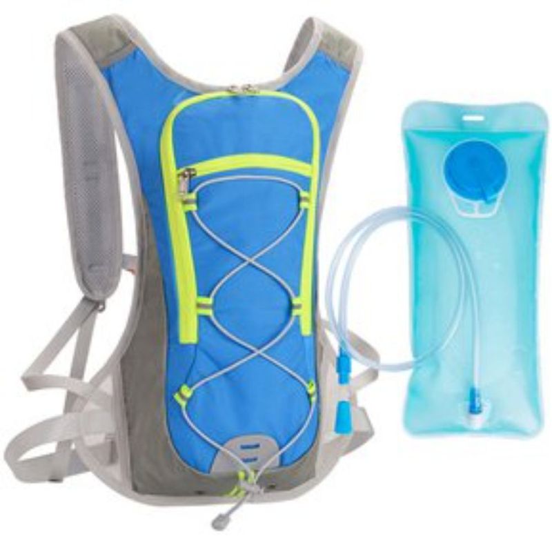 GENERICO - Mochila outdoor ciclismo running + bolsa hidratacion 2 lts.
