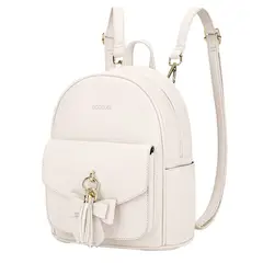 ECOSUSI - Mini mochila con lazo - Blanco