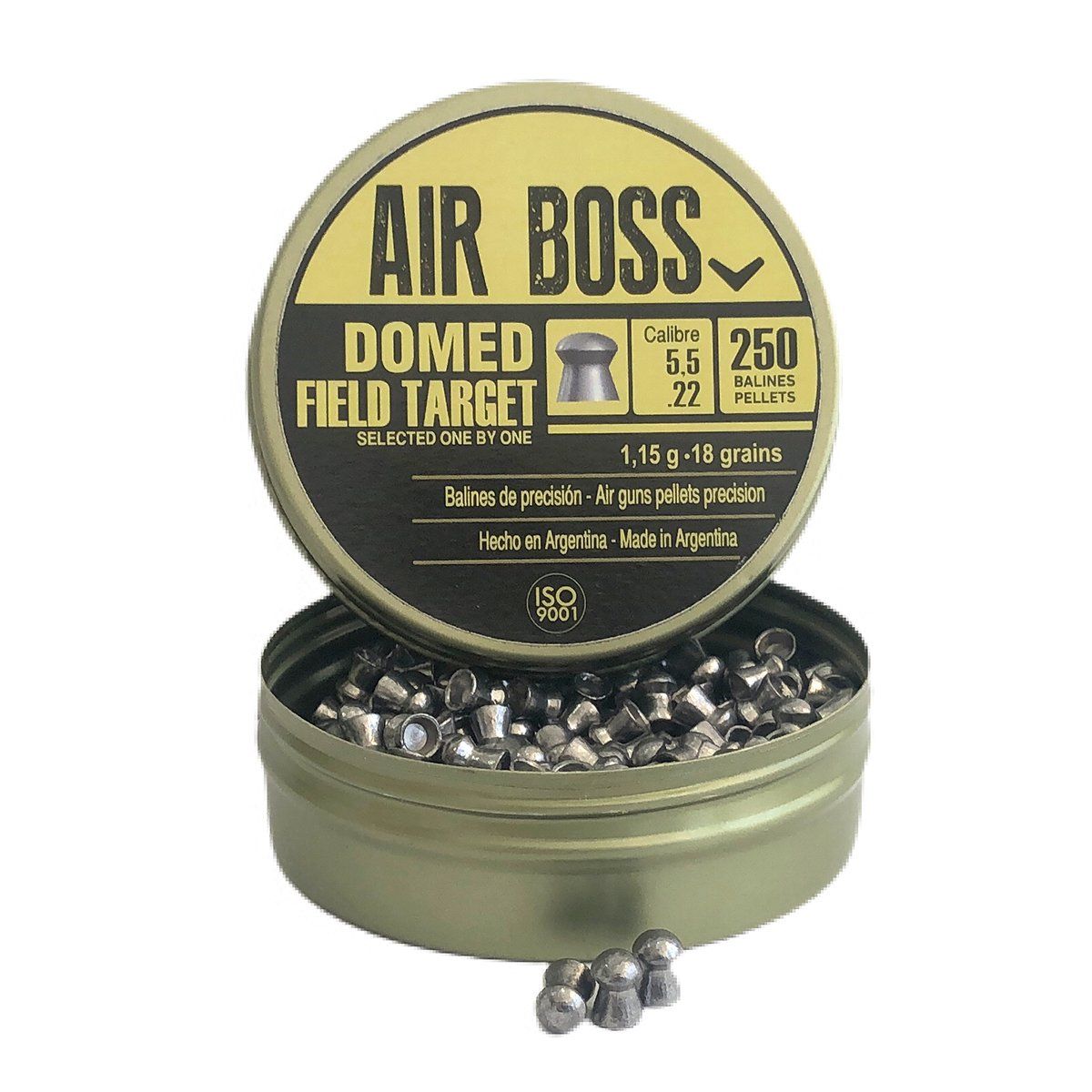 APOLO - Poston Apolo Domed Field Airboss 5,5mm 18grs 250ud