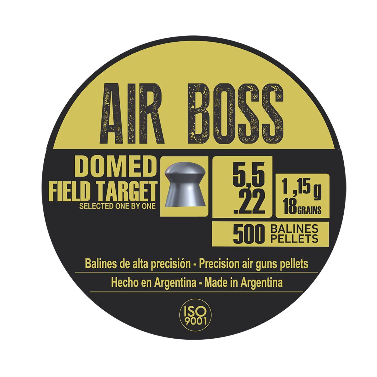 APOLO - Poston Apolo Domed Field Airboss 5,5mm 18gr 500ud