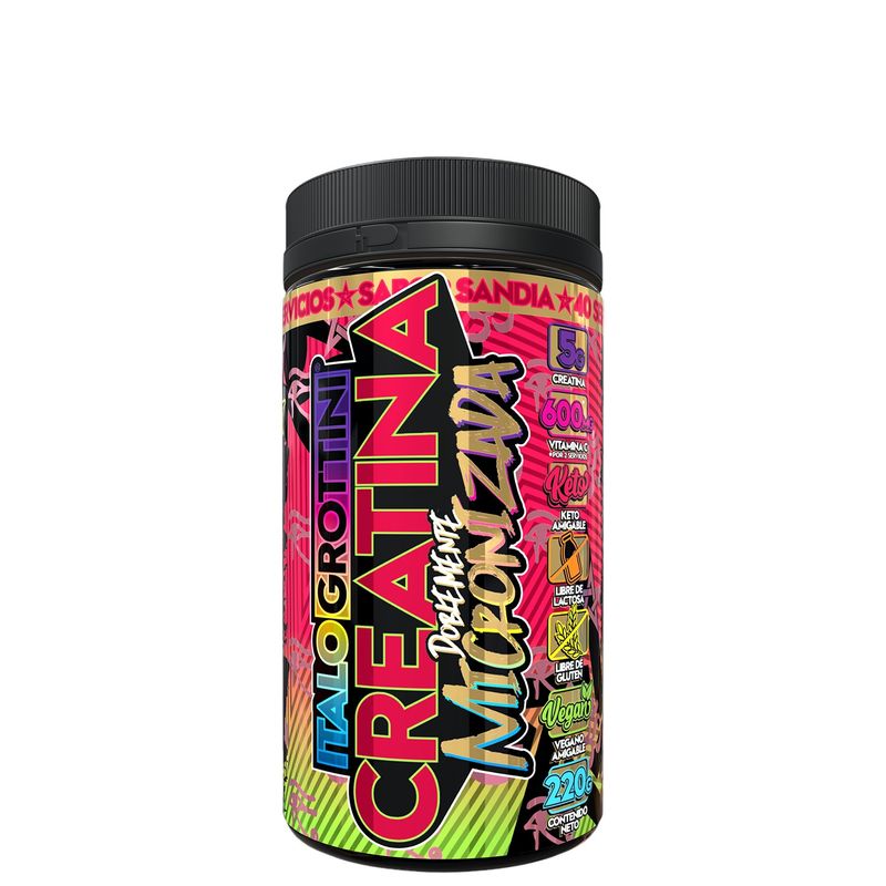 ITALO GROTTINI - CREATINA MONOHIDRATO Con Vitamina C 40 Serv SANDIA ITALO GROTTINI