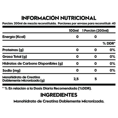 Imagen 2 del producto CREATINA MONOHIDRATO Con Vitamina C 40 Serv SANDIA