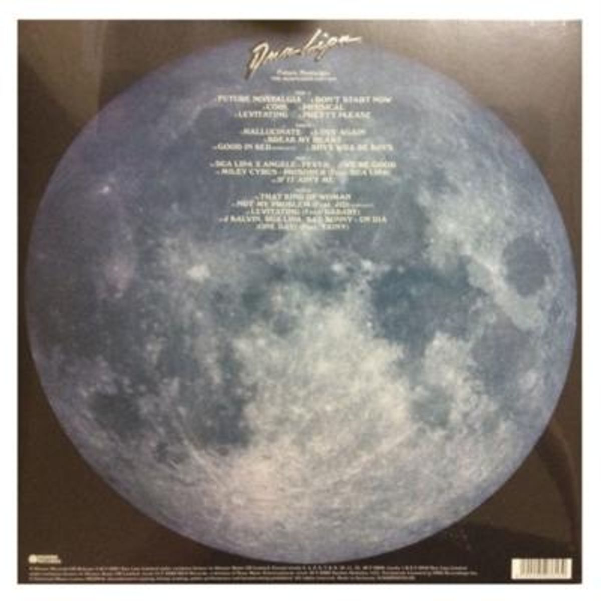 HITWAY MUSIC - DUA LIPA - FUTURE NOSTALGIA THE MOONLIGHT EDITION (2LP) - VINILO HITWAY MUSIC