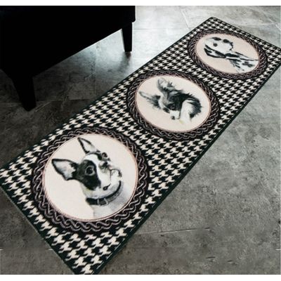 Imagen 2 del producto Set 2 Alfombra Bajada Piso Antideslizante 3 Perros