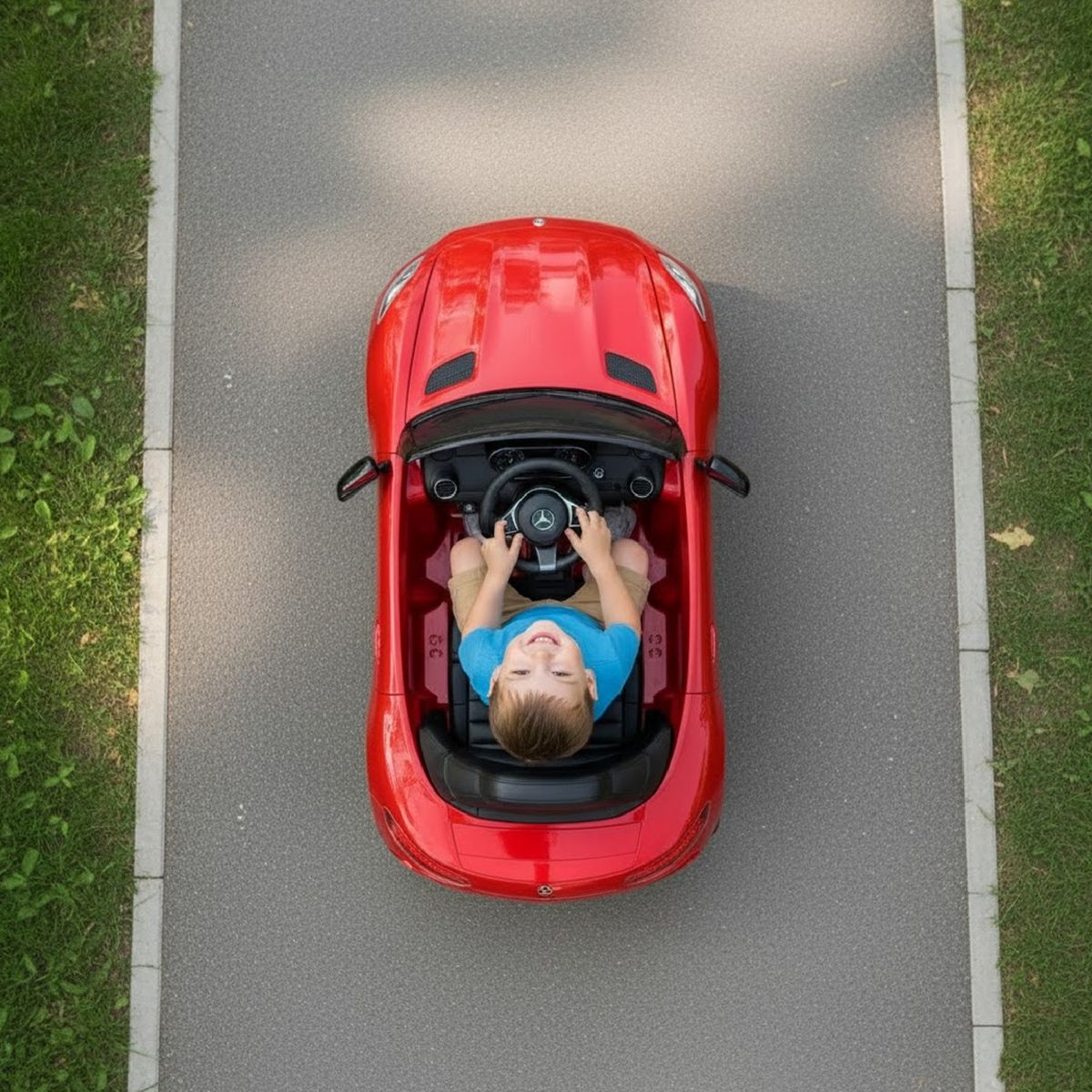 MON PETIT - Auto Eléctrico Deportivo Niños Con Control Luces y Sonido