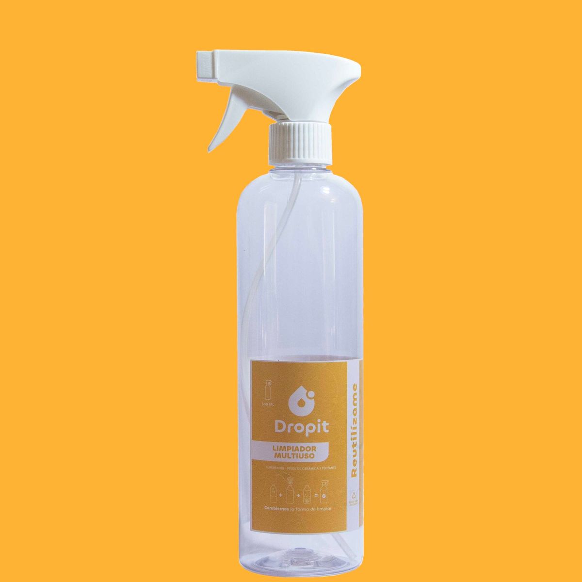 DROPIT - Botella Limpiador Multiuso Reutilizable 500ml