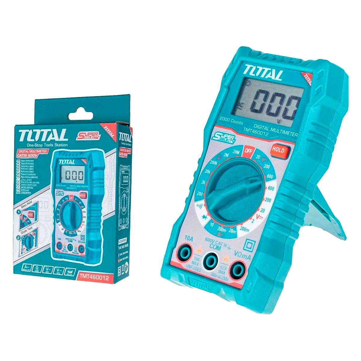 TOTAL TOOLS - Multimetro Multitester Digital