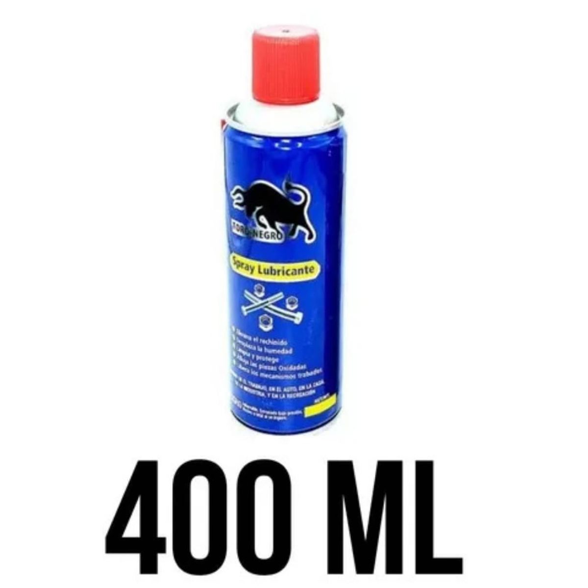 GENERICO - Spray Lubricante Anticorrosivo 400ml Toro Negro. Pack 2