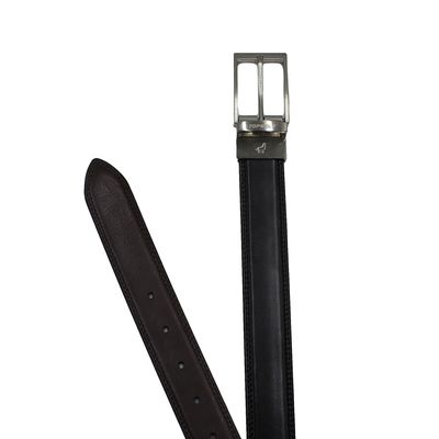 Imagen 2 del producto Cinturón Reversible Cuero Negro Café 35Cm Ref3