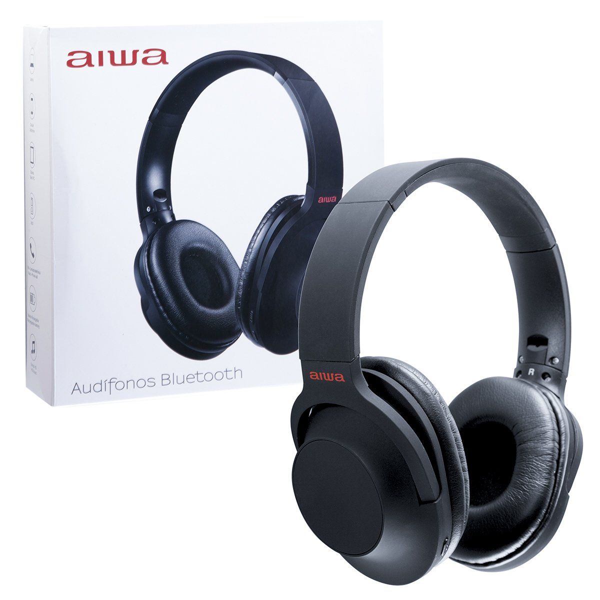AIWA - Audífonos Aiwa AW-207 On-Ear Bluetooth Micrófono