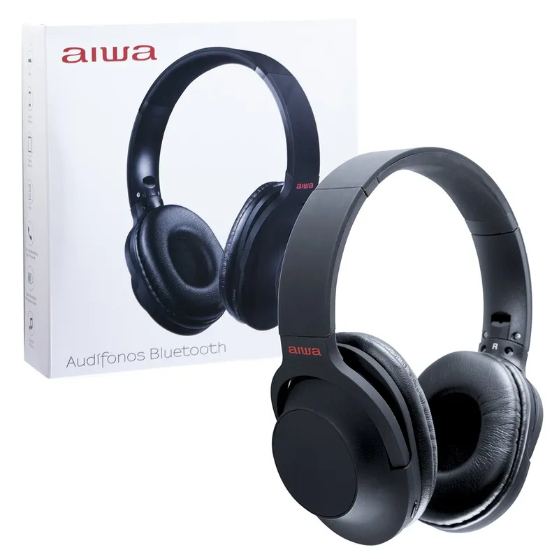 AIWA - Audífonos Aiwa AW-207 On-Ear Bluetooth Micrófono