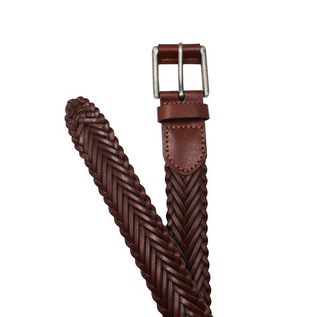 TOPWOLF - Cinturón Topwolf Cuero Tejido 35cm Ref12